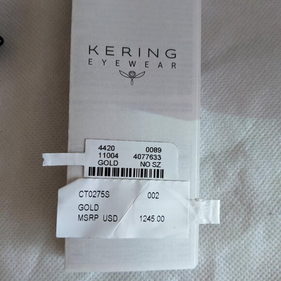 Authentic Cartier CT0275S 002 61 Aviator Pilot Sunglasses Havana Green Gold - Picture 11 of 12